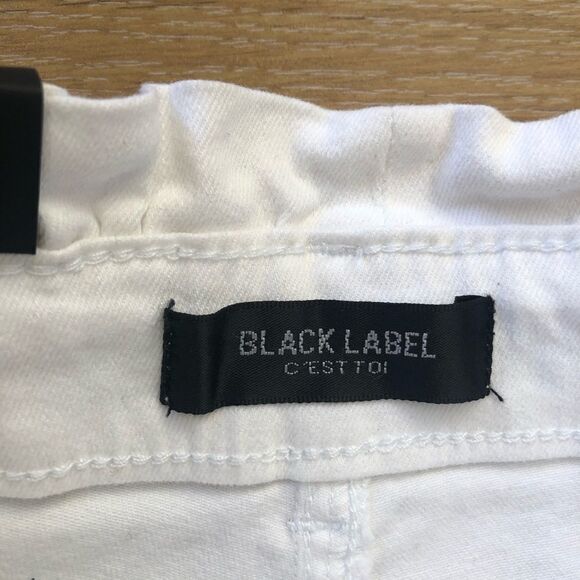 Nwt- “The Black Label”High Waist Paperbag Jeans - Picture 4 of 6